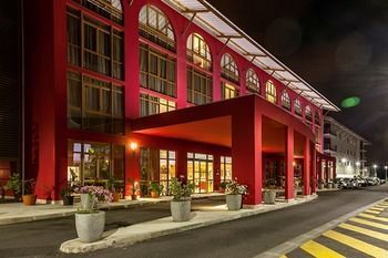 Hotel Front - Evening or Night